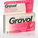 Gravol, Dimenhydrinate 50mg - Lifepharma